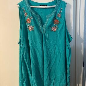 Whispers New York Sleeveless Blouse